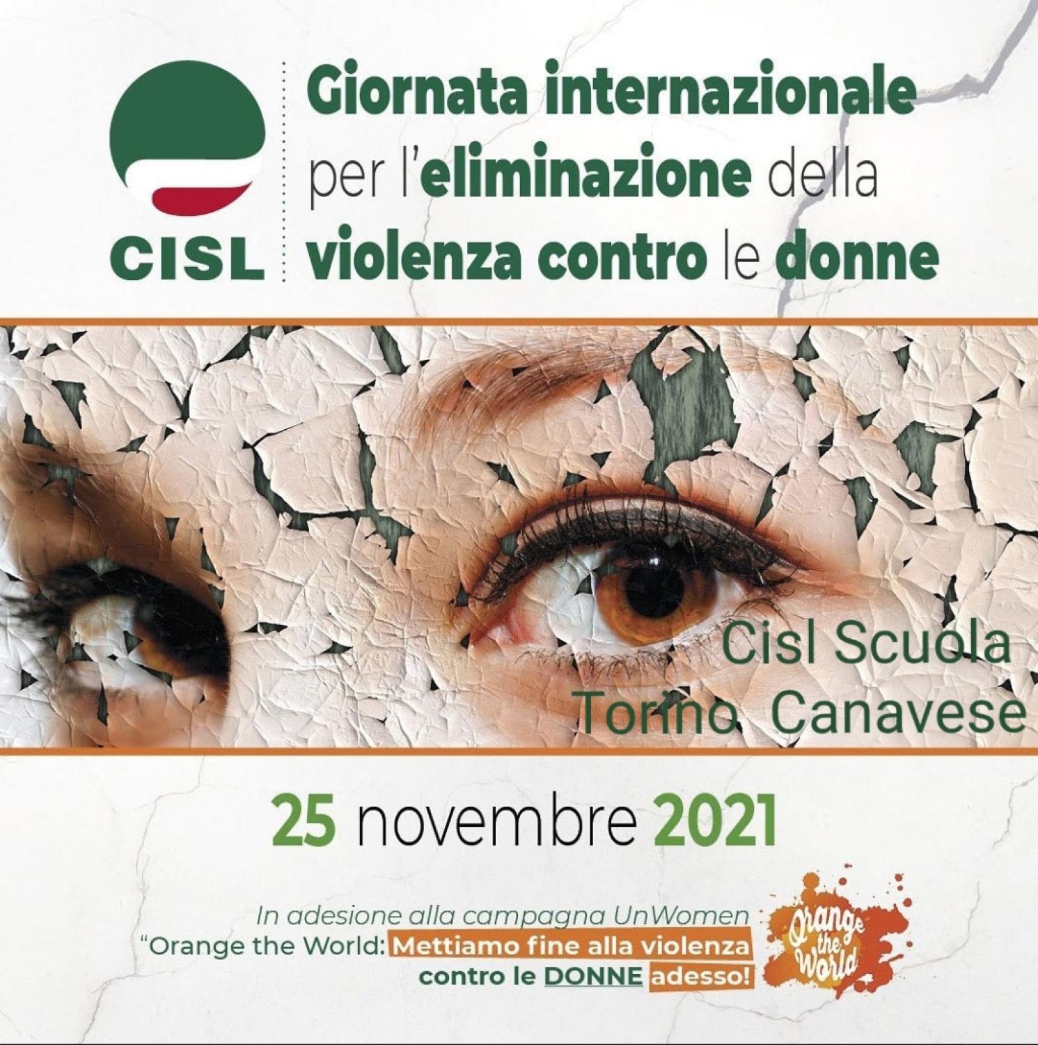 CISL Scuola - 25 novembre giornata internazionale per l’eliminazione della violenza contro le donne